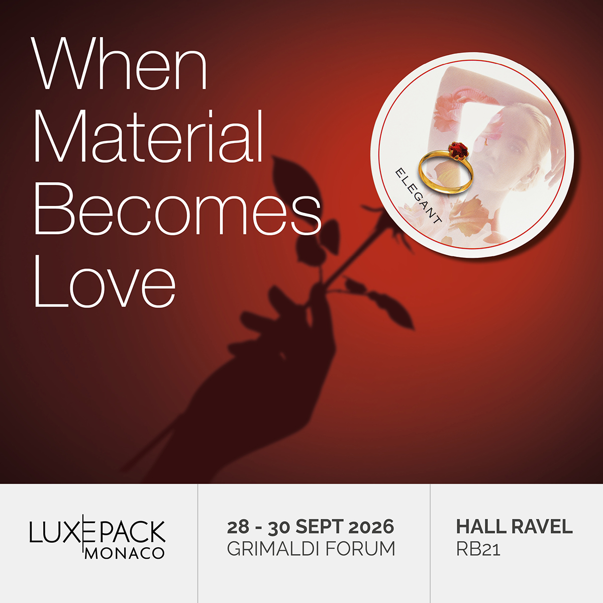 Come and see us at Luxepack