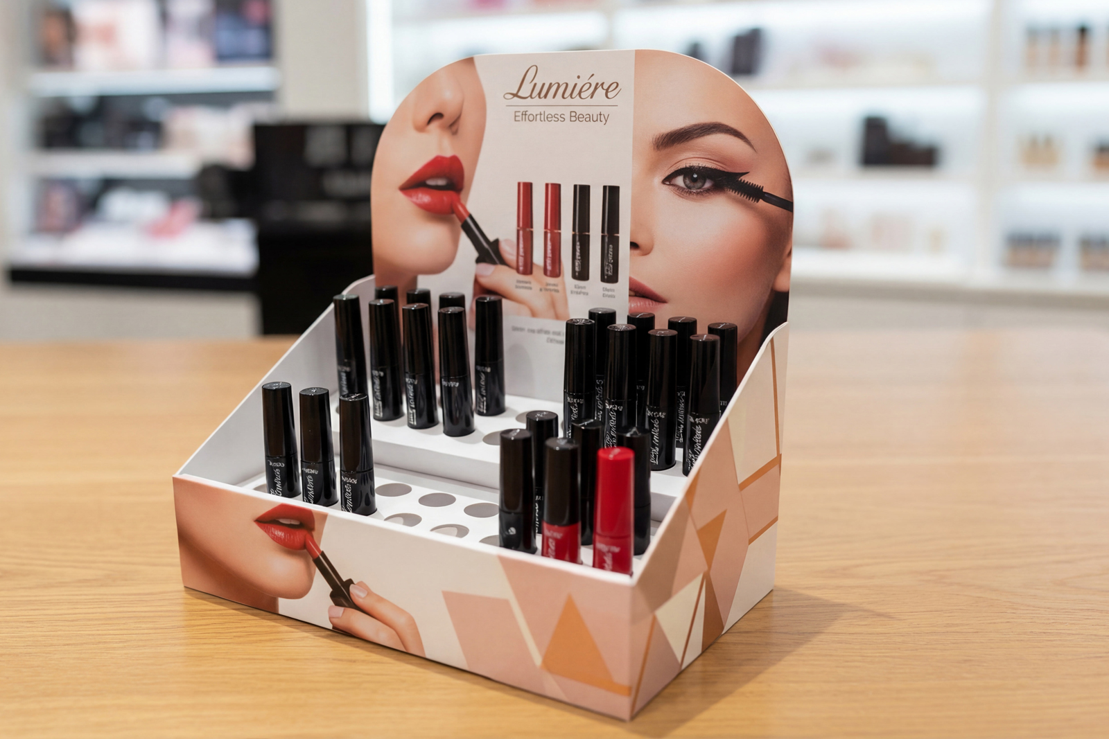 Display made of Oppboga Excellent™